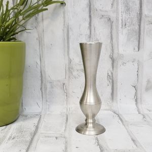 Vintage American Pewter Guild Pedestal Bud Vase
